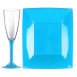 Vaisselle Jetable Extra Dur Turquoise 